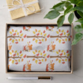 ハンド絵を描秋愛らしい女の子ティッシュペーパー 薄葉紙 (ギフト)