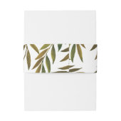 ハンド絵を描葉結婚式招待状ベリーバンド 招待状ベリーバンド (裏面例)