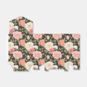 ハンド絵を描赤面&アイボリーバラ緑豊かな緑 フェイバーボックス (折り畳みなし)