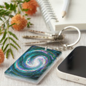 ハンド絵を描銀河系 キーホルダー (正面右)