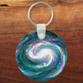 ハンド絵を描銀河系 キーホルダー (正面)