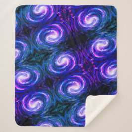 ハンド絵を描銀河系 シェルパブランケット