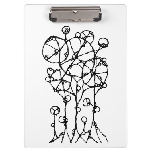 ハンド絵画ズ – 抽象芸術ツリーグループ1 + 2 クリップボード (正面)