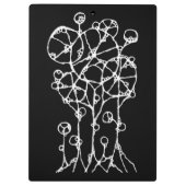 ハンド絵画- 抽象芸術ツリーグループ2 クリップボード (裏面)