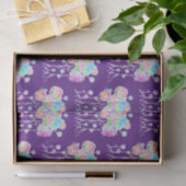 ハンド絵画- 抽象芸術ツリーグループ4 薄葉紙 (ギフト)