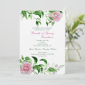 ハンド色彩の鮮やかバラ招待状 招待状 (スタンド正面)