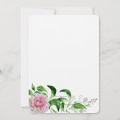 ハンド色彩の鮮やかバラ招待状 招待状 (裏面)