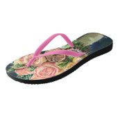 ハンド色彩の鮮やかフローラブーケ女子ビーチサンダル ビーチサンダル (アングル)