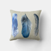 ハンド色彩の鮮やか羽ポリエステル装飾用クッション クッション (裏面)