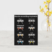 ハンド アコーディング トゥ アニスト アノ クリックラル ミュージック インストゥル カード (黄色い花)