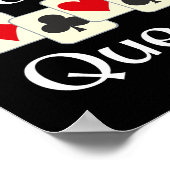 ハンド&足クイーン遊ズカードゲームチャンピオン ポスター (角)