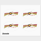 ハンナのロゴシール 楕円形シール (シート)