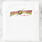 ハンナのロゴシール 楕円形シール (バッグ)