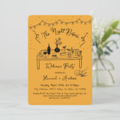 ハンナの歓迎夜の前チワワ 招待状 (スタンド正面)