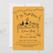 ハンナの歓迎夜の前チワワ 招待状 (正面)