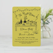 ハンナの歓迎夜の前チワワ 招待状 (スタンド正面)