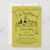 ハンナの歓迎夜の前チワワ 招待状 (正面)