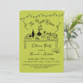 ハンナの歓迎夜の前チワワ 招待状 (スタンド正面)