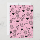 ハンナは前の大歓迎の夜 招待状 (裏面)