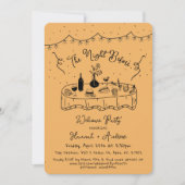 ハンナは前の大歓迎の夜 招待状 (正面)