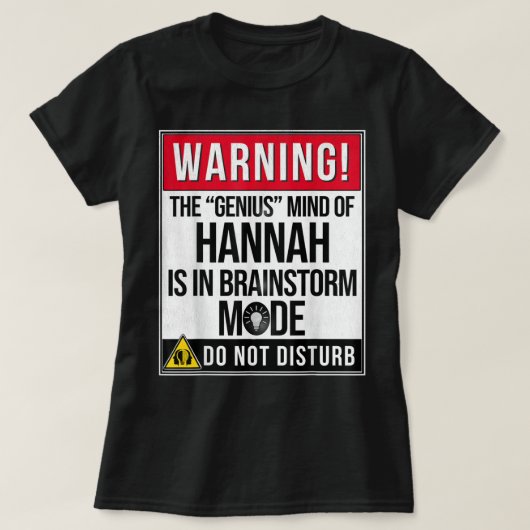 ハンナザクイーンクラウン&ネームデザイン – ウィメンズコール Tシャツ (デザイン正面)