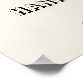 ハンナズウェルカム結婚のシャンパンゲ塔 ポスター (角)