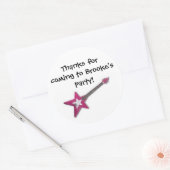 ハンナモンタナ/ロックスターグディーバッグラベル ラウンドシール (封筒)