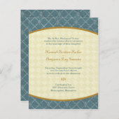 ハンナ招待状 インビテーションポストカード (正面/裏面)