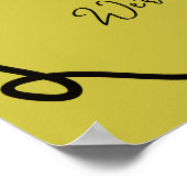 ハンナ・ウェルカム結婚のテーブルの風景 ポスター (角)