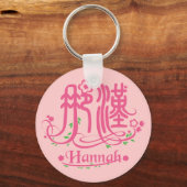 ハンナ – Kanji Name Keychain キーホルダー (正面)