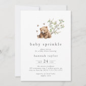 ハンナQRベアーバブルビーウッドランドベビー散布機 招待状 (正面)