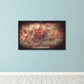 ハンニバル・クロッシング・ザ・アルプス キャンバスプリント (インサイチュ (ウッドフロア))