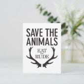 ハンニバル・レク食べター(救動物たち) ポストカード (スタンド正面)