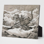 ハンニバル（紀元前247-c.183年）と彼の戦争ゾウは腐る フォトプラーク (側面)