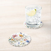 ハンニーワイルドフラワーベビーシャワー ペーパーコースター (インサイチュ)