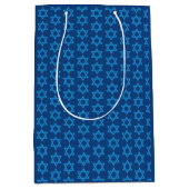 ハンヌカホワイトスターオブデイヴィッド抱き枕 ミディアムペーパーバッグ (正面)