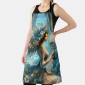 ハンヌカー美人と(ユダヤ教)メノラー エプロン (インサイチュ)