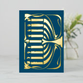 ハンヌカ箔のホリデーカード 箔シーズンカード (立ち正面)