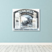 ハンネウェルズ標準準備のためのヴィンテージ広告 キャンバスプリント (インサイチュ (ウッドフロア))
