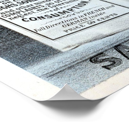 ハンネウェルズ標準準備のためのヴィンテージ広告 ポスター (角)