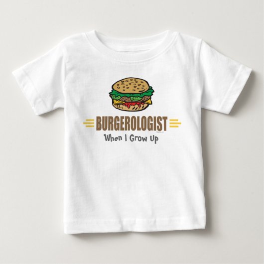 ハンバおもしろいグ ベビーTシャツ (正面)