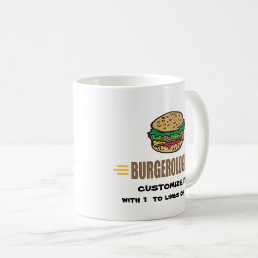 ハンバおもしろいーグ コーヒーマグカップ (正面右)