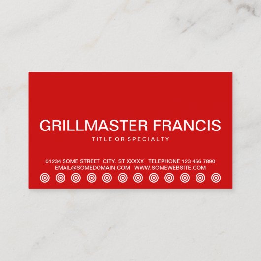 ハンバはっきりしたーガーの顧客ロイヤリティカード ロイヤリティカード (裏面)