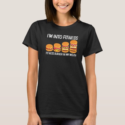 ハンバカッコいいグ女子男性へチーズバーガーFast Foo Tシャツ (正面)
