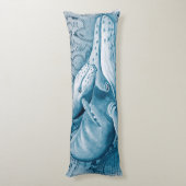 ハンバックスブルーヴィンテージマップ ボディピロー (裏面 (縦))