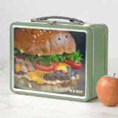 ハンバパーソナライズされたガーフォトランチボックス メタルランチボックス (インサイチュ)