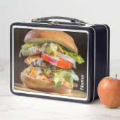 ハンバパーソナライズされたグメタル弁当箱 メタルランチボックス (インサイチュ)