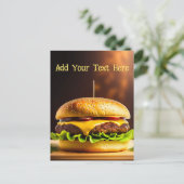 ハンバパーソナライズされたグ – はがき シーズンポストカード (スタンド正面)