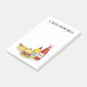 ハンバモダンカラフルグホットドッグトレンディーシック ポストイット (アングル)