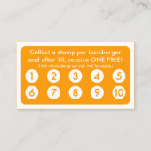 ハンバモダンーロイヤリティカード ロイヤリティカード (裏面)